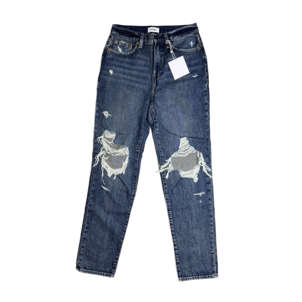 Pistola Women’s Distressed High Rise 26 -Eternal Blue - $148.00